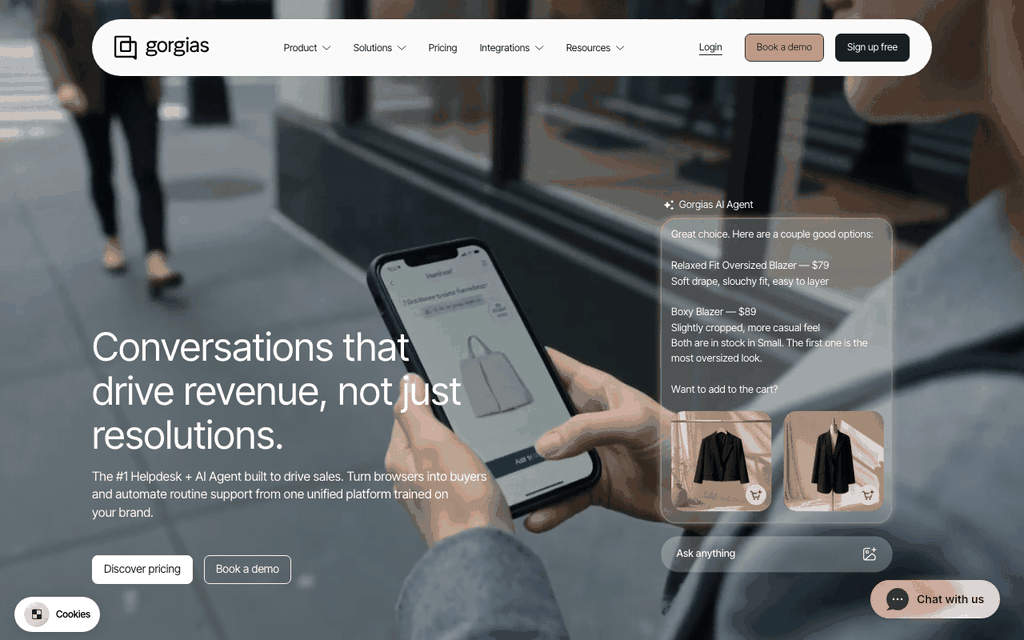 Gorgias ecommerce help desk