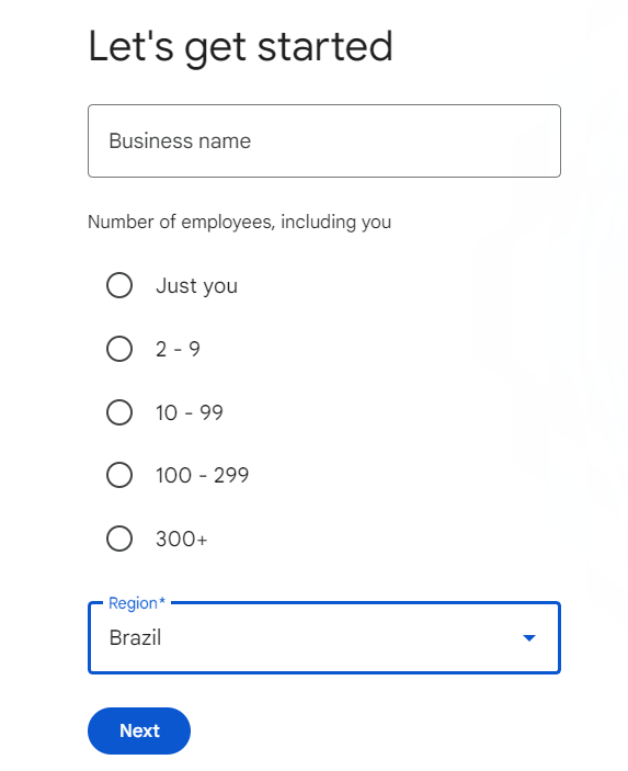 create a business gmail account company details