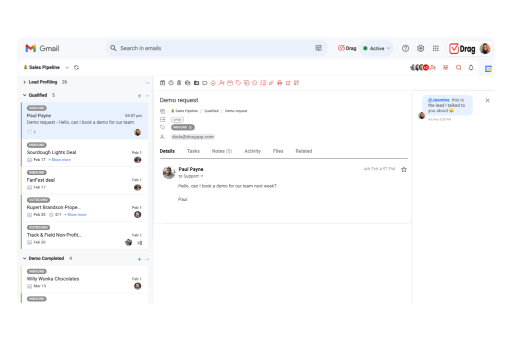 how to organize gmail preview