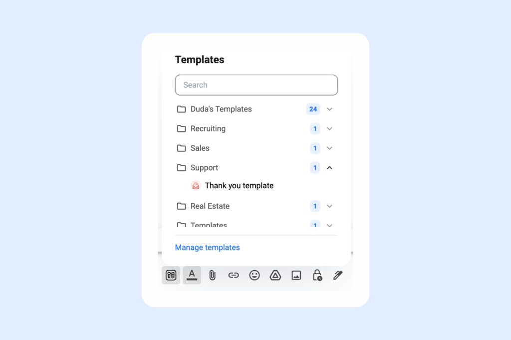 gmail email templates