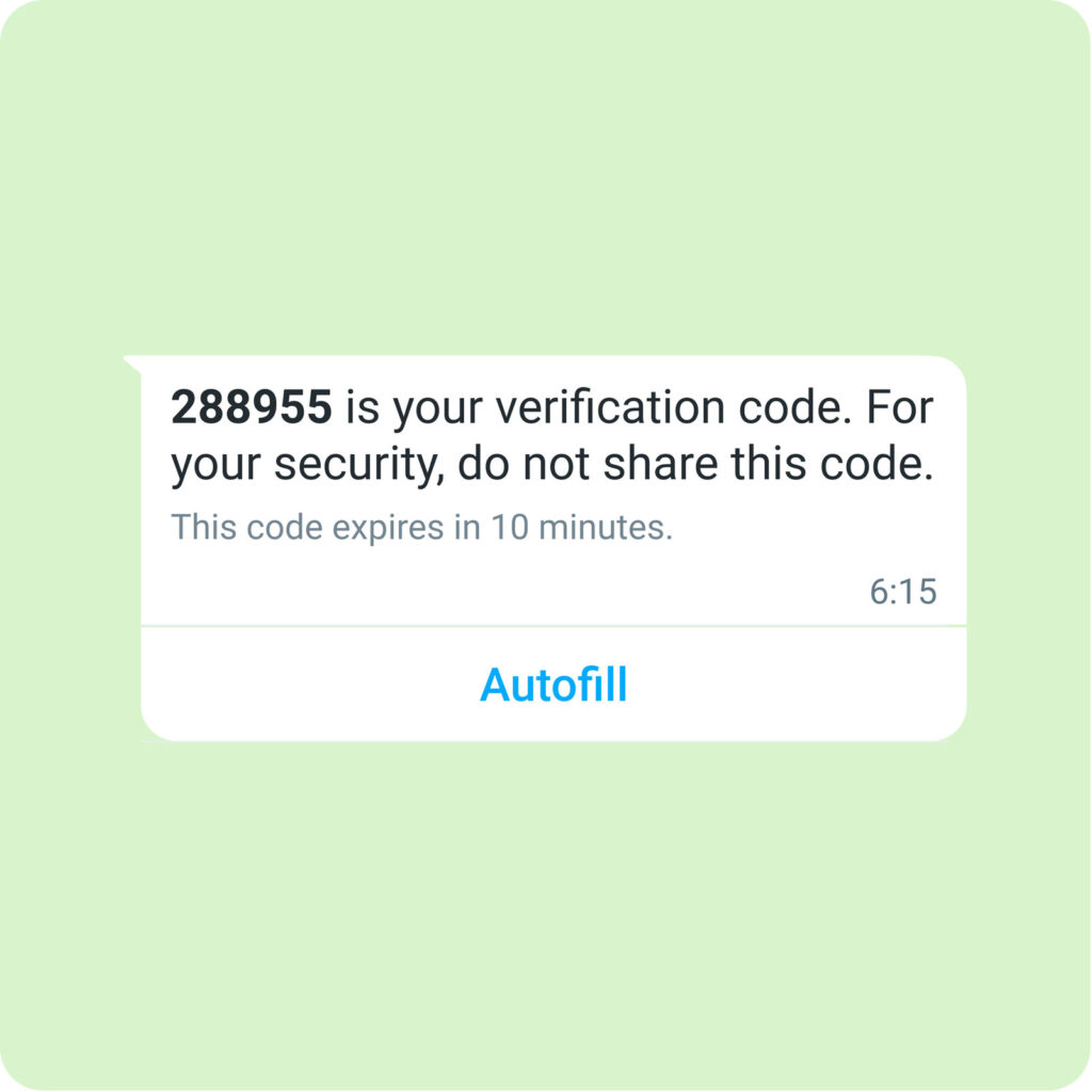 whatsapp business app authentication