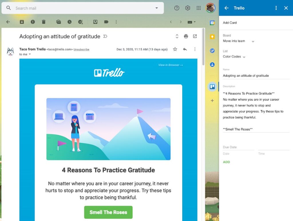 trello whatsapp and gmail 2